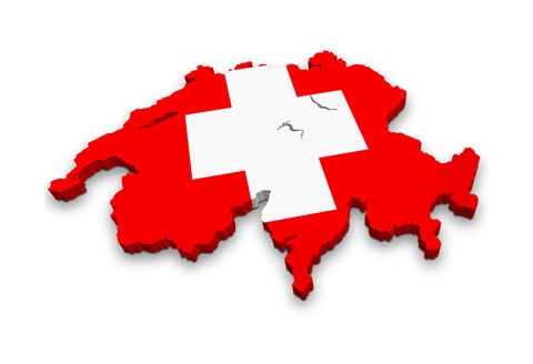 suisse carte drapeau